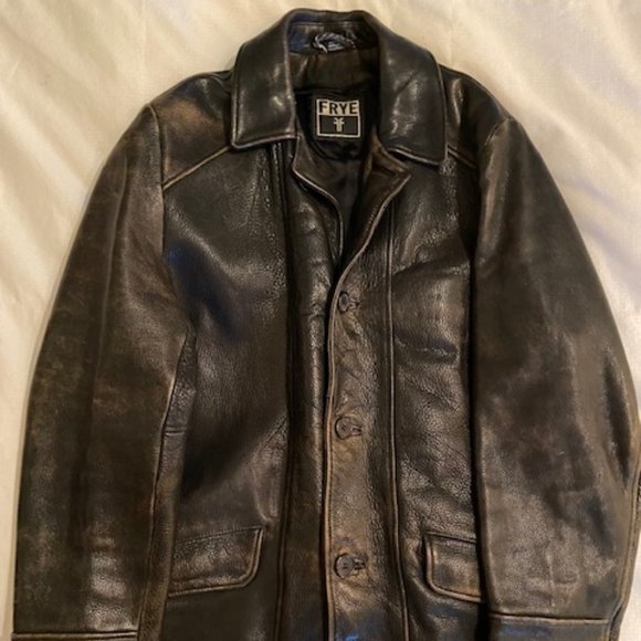 Frye Vintage Leather Jacket - Picture 1 of 6